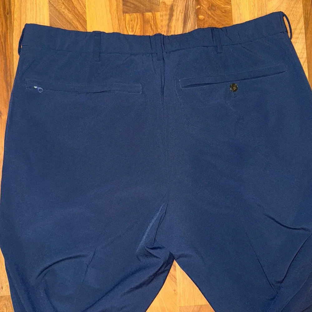 Lands' End Comfort‎ Pants Stretch Dress Casual Work Trousers Blue Size 38